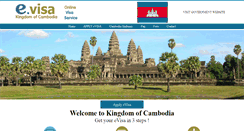 Desktop Screenshot of cambodia-visa-online.com