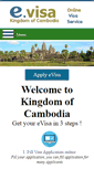 Mobile Screenshot of cambodia-visa-online.com